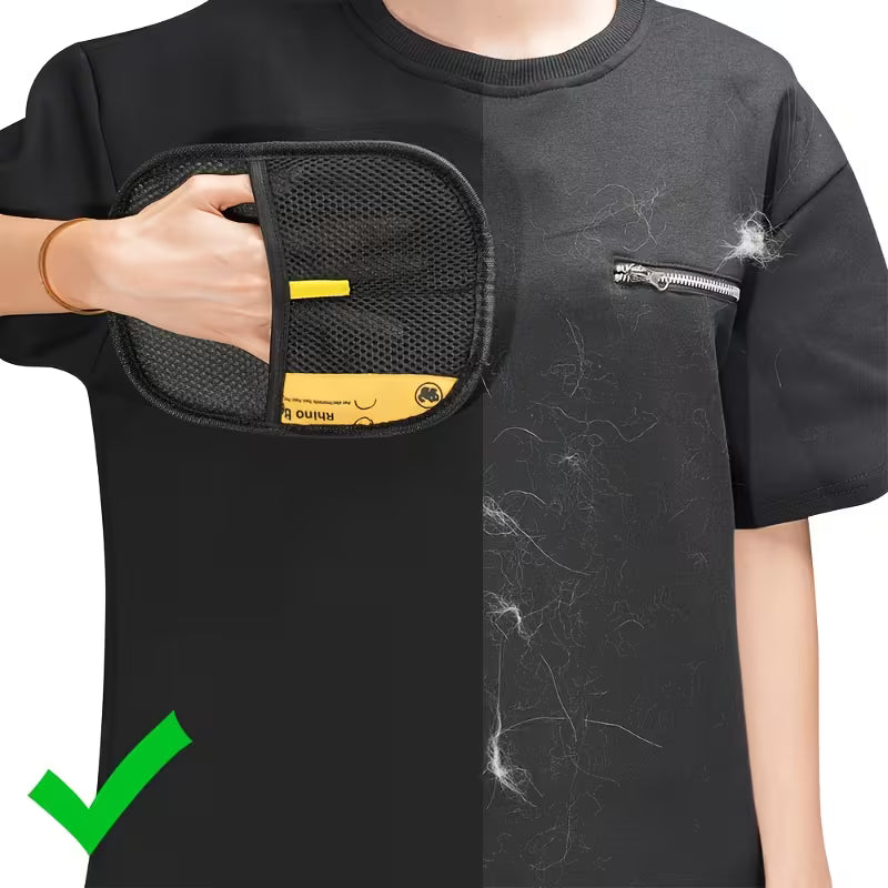 Hair & Dust Demolisher | Ontharingshandschoen reiniger meubels kleren huisdieren ergonomisch uitwasbaar