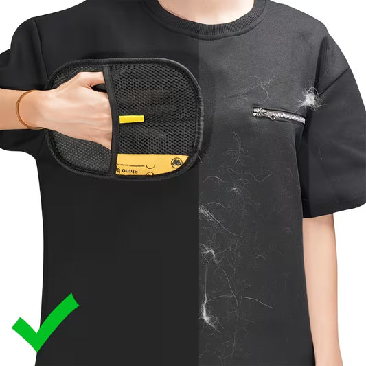 Hair & Dust Demolisher | Ontharingshandschoen reiniger meubels kleren huisdieren ergonomisch uitwasbaar